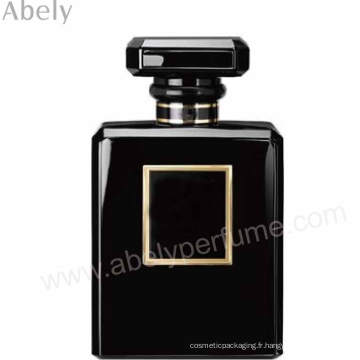 No. 5 Solid Black Color Parfums pour hommes Bouteille Conditionnement Vente en gros